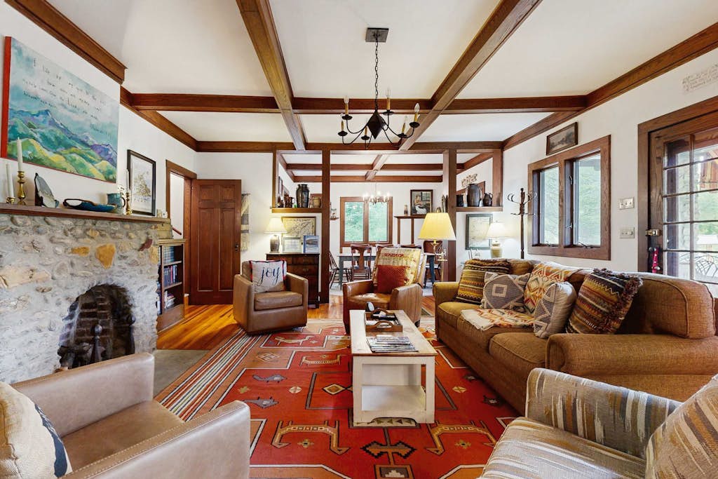 Homey two-story home with shared pool, WiFi, & full kitchen - dog-friendly