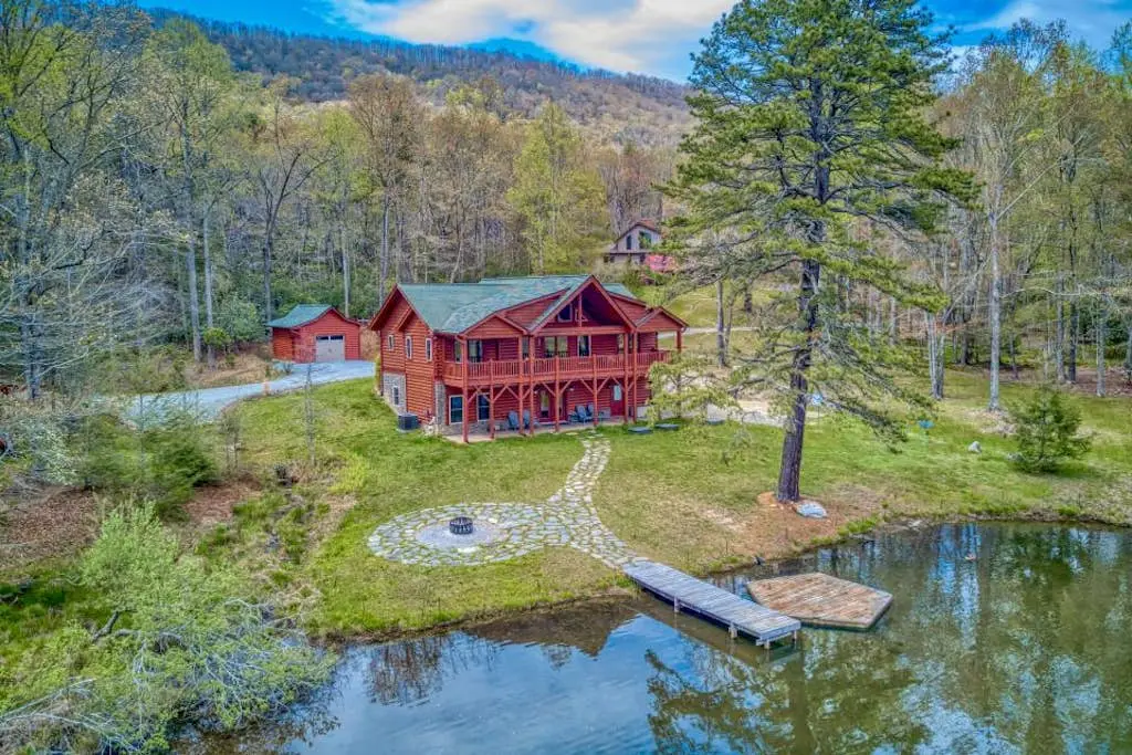 Lakefront Blue Ridge Cabin