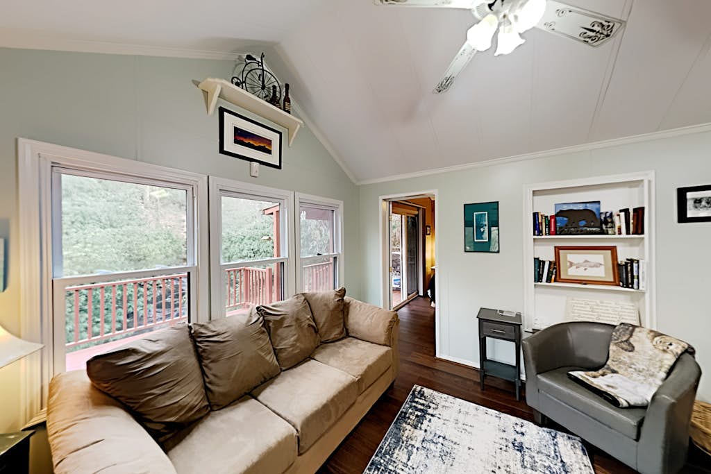 Idyllic Creekside Getaway with Private Waterfall | Near Asheville & Lake Lure