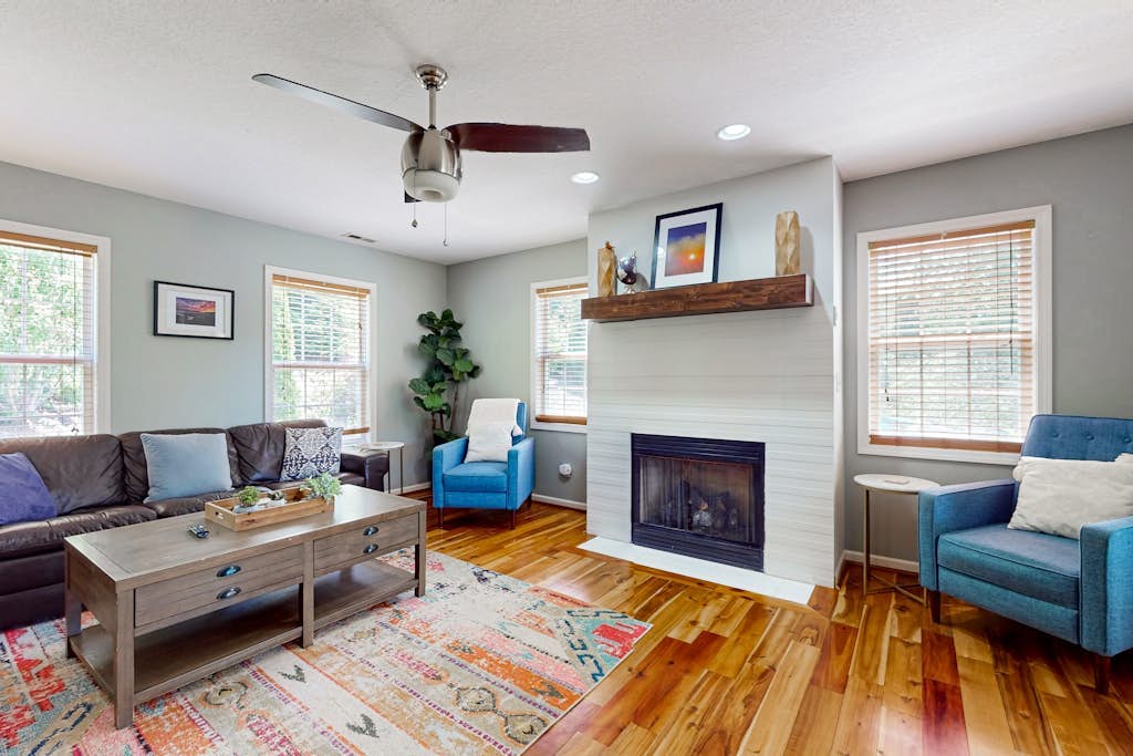 Dog-friendly Storybook Mountain retreat with hot tub, yard
