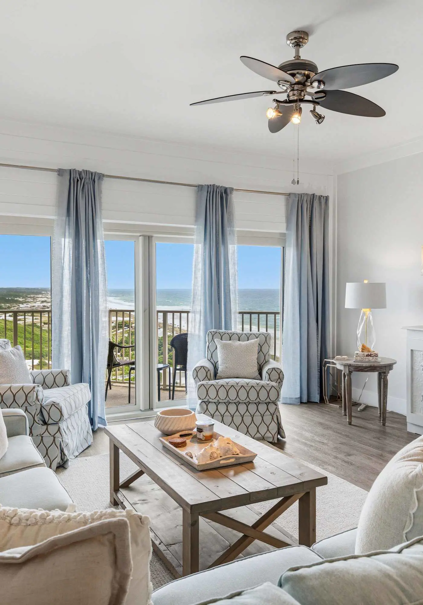 Spacious beachfront condo with gulf views