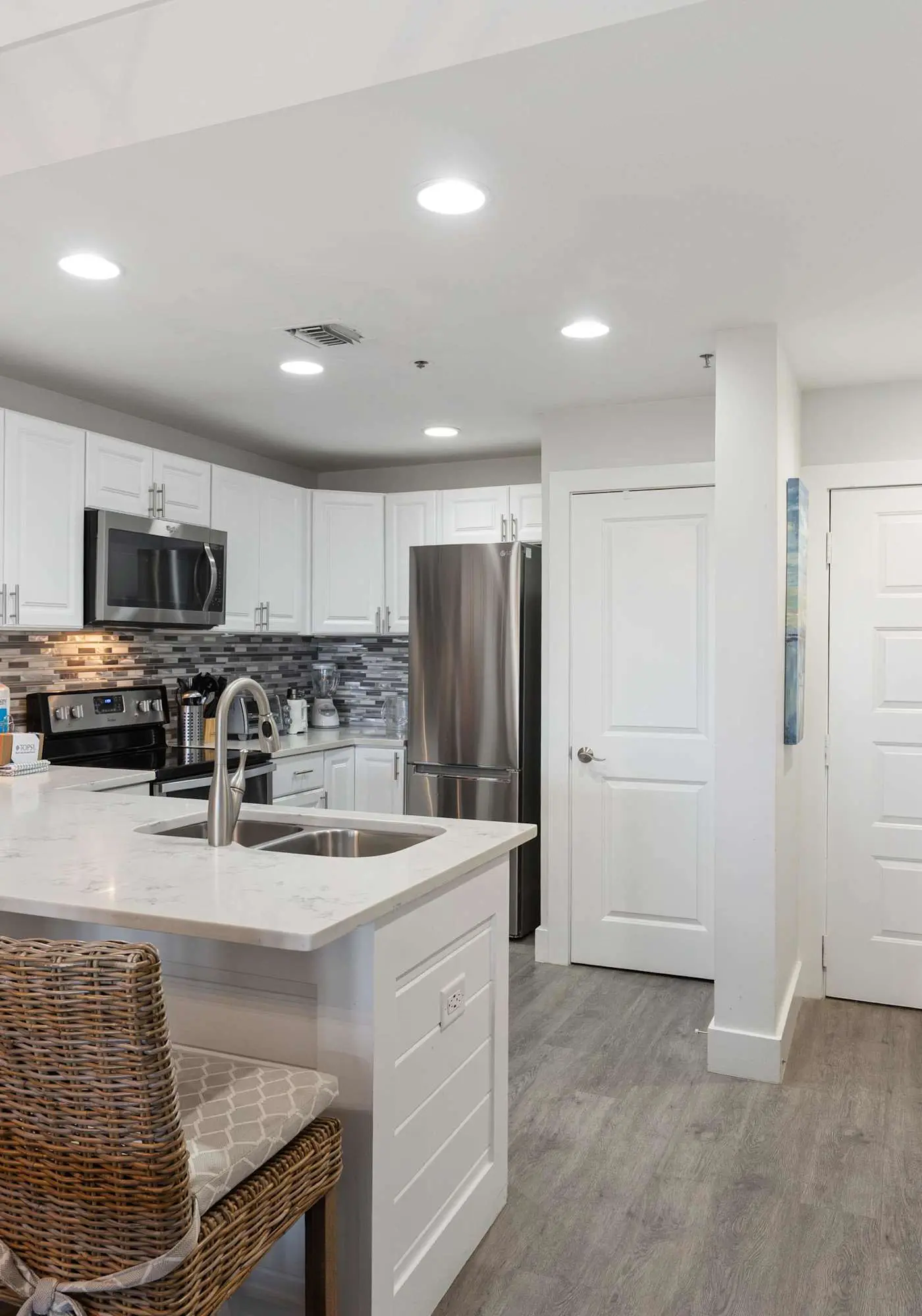 Spacious beachfront condo with gulf views