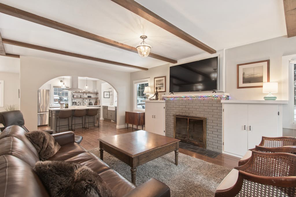 Centrally-Located Upscale House with Free WiFi, Porch & Oversized Fenced Yard