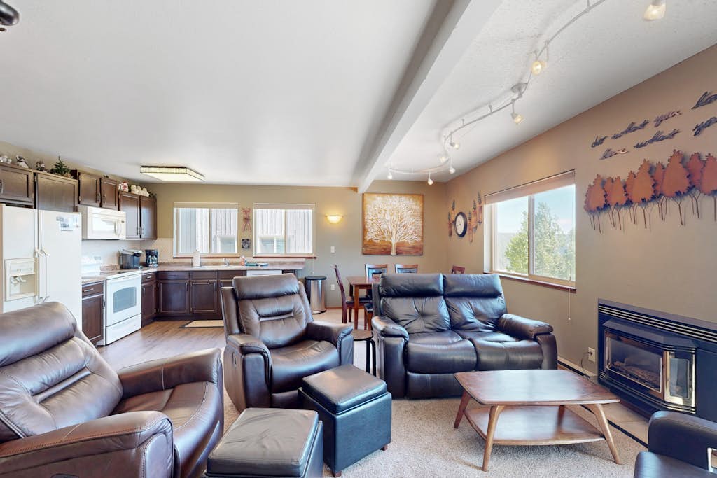 Cozy mountain condo with beautiful ski view - Ski In/Ski Out