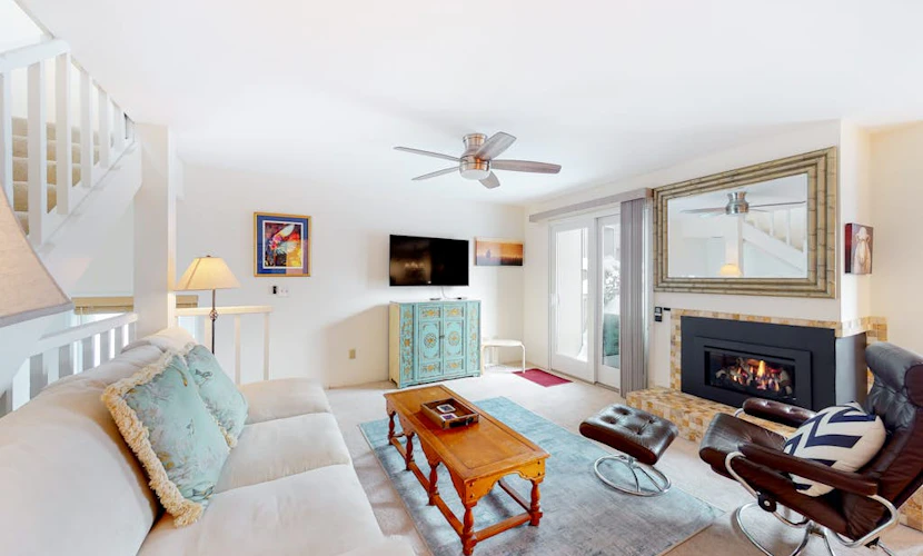 Three-level water-view condo near skiing with hot tub, pool, & on-site golf