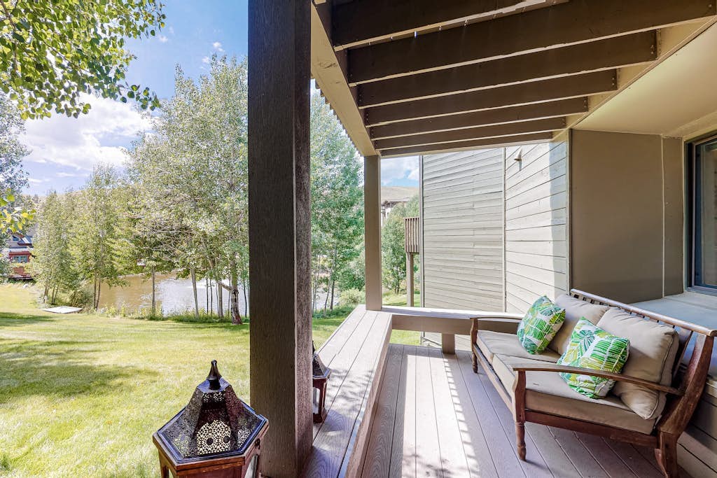 Three-level water-view condo near skiing with hot tub, pool, & on-site golf