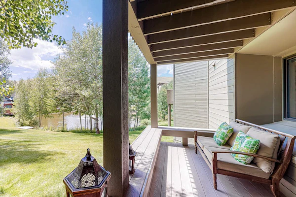 Three-level water-view condo near skiing with hot tub, pool, & on-site golf
