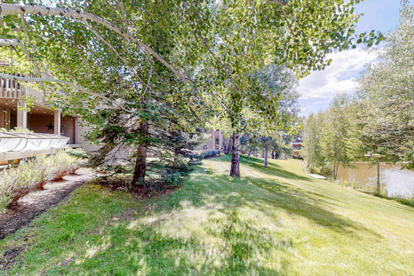 Three-level water-view condo near skiing with hot tub, pool, & on-site golf