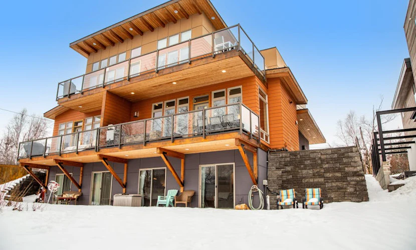 Luxe lakefront condo with stunning view & boat slip - walk to City Beach