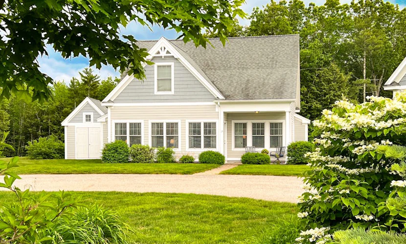 Polished home near the Kennebunks with pool, gym & game room