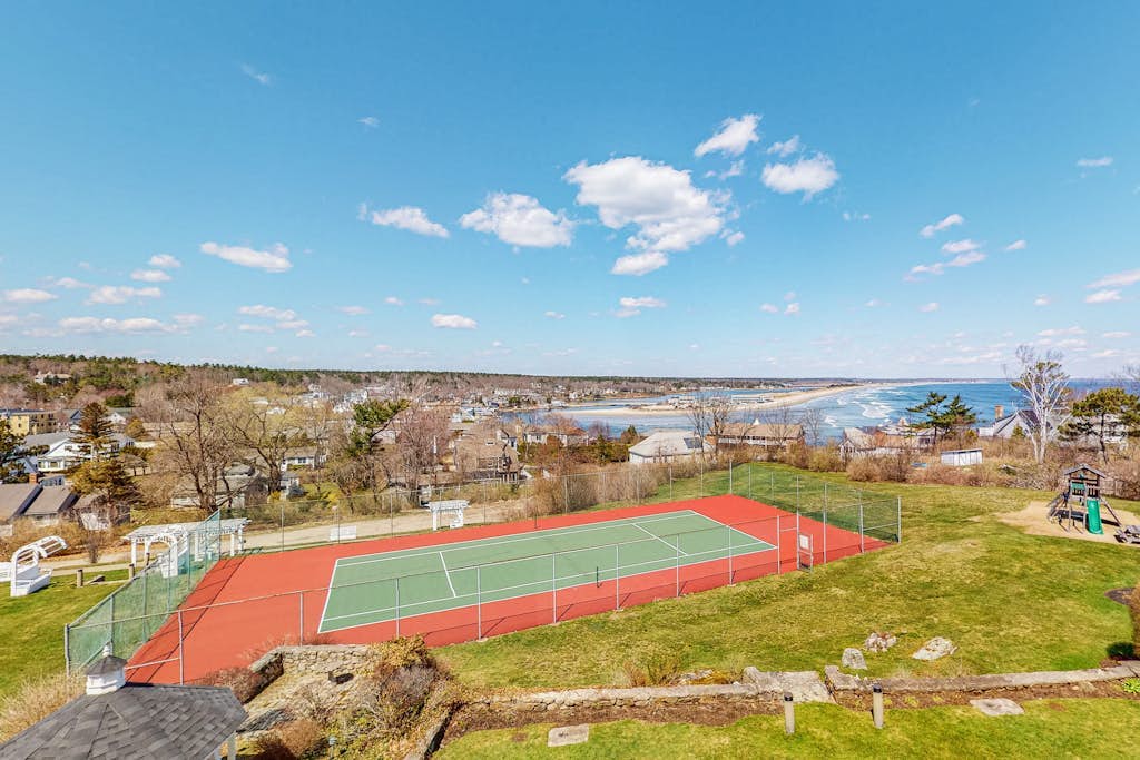 Ocean-view condo overlooking Ogunquit Beach with balcony, pool & tennis