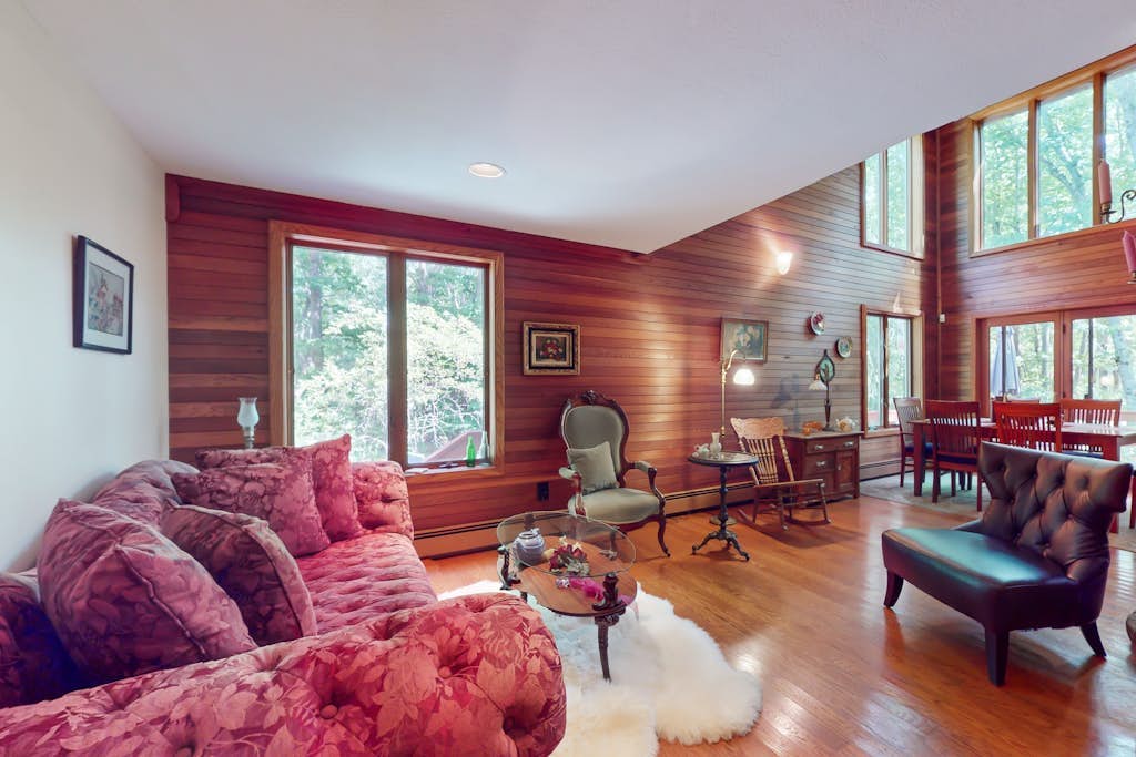 Charming Hillside Retreat with Hot Tub, Firepit, and Spacious Deck