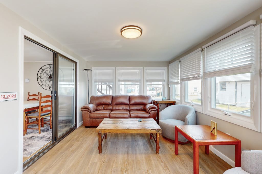 Sun-filled & serene coastal retreat with deck & stunning ocean views - near golf