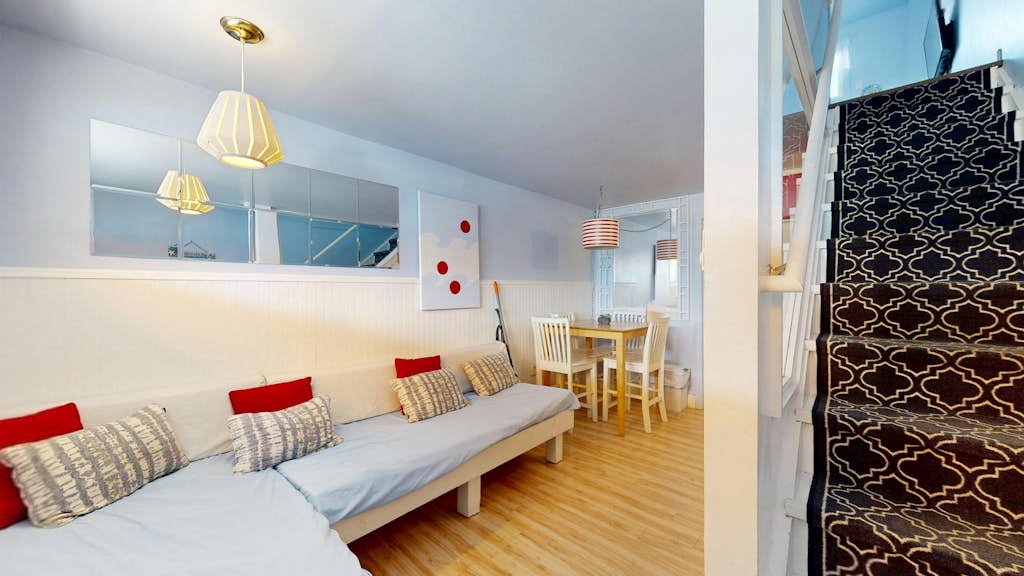 Chic Coastal Condo with  AC & Walk to Beach & Nearby Family Fun