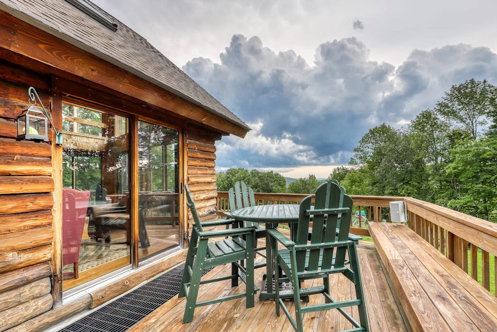 Log Cabin with a View