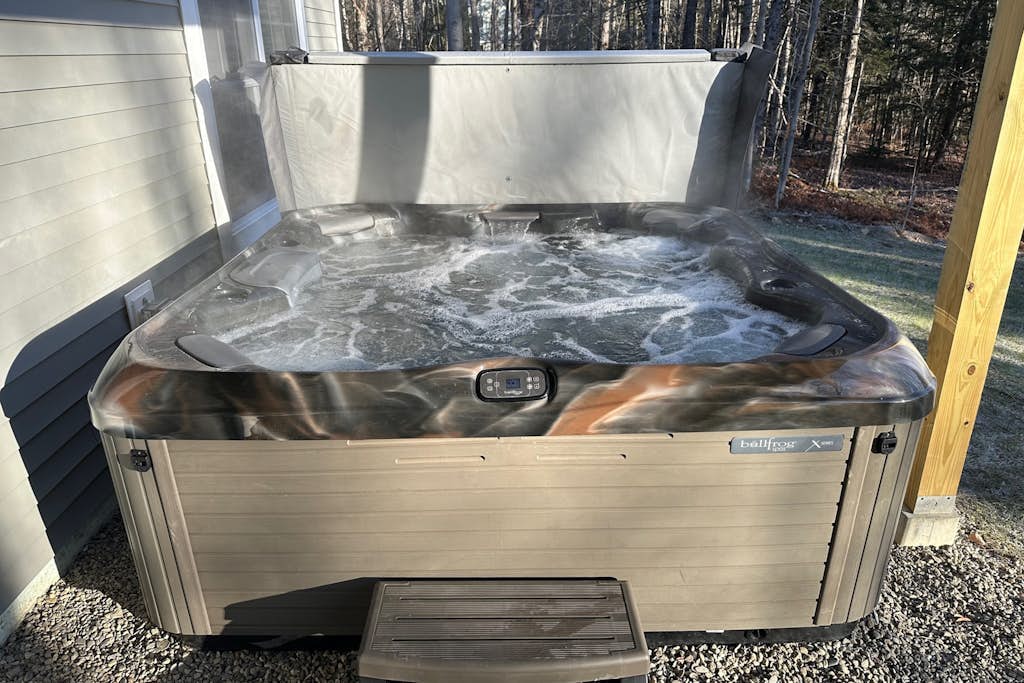 Gorgeous home near Mount Snow with hot tub, game tables, fireplace, & desk