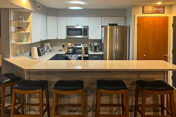 Newly renovated ski-in/out slope side condo