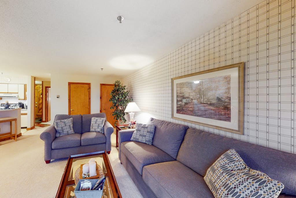 Lovely ski-in/out condo steps from ski lift with trails and amazing views