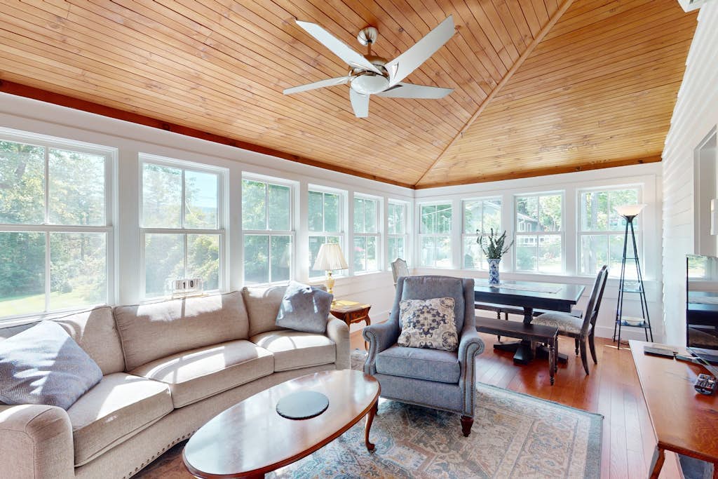 Classic village home with large porch, washer/dryer, cable, grill & partial AC