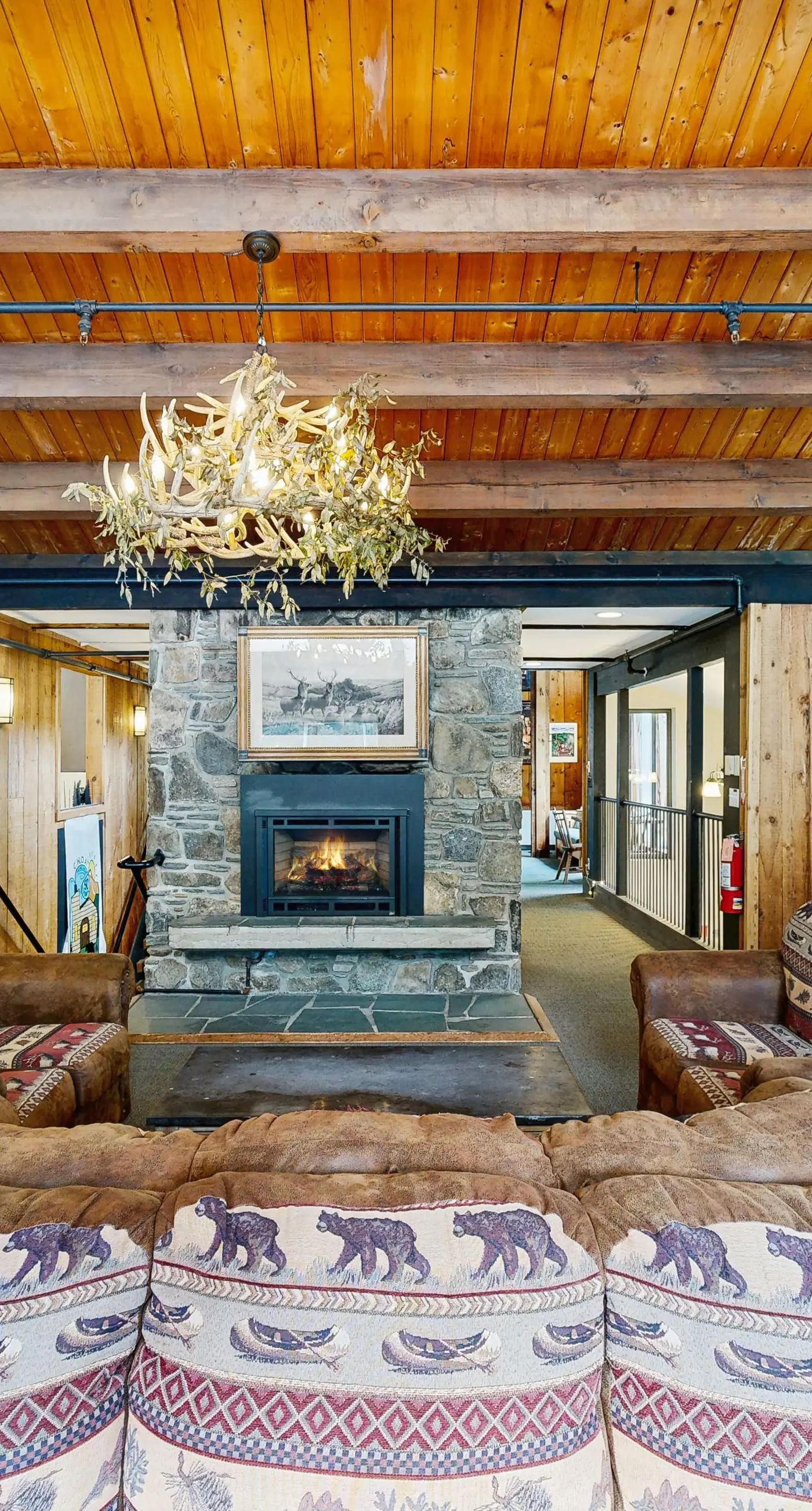 Log Ski Lodge
