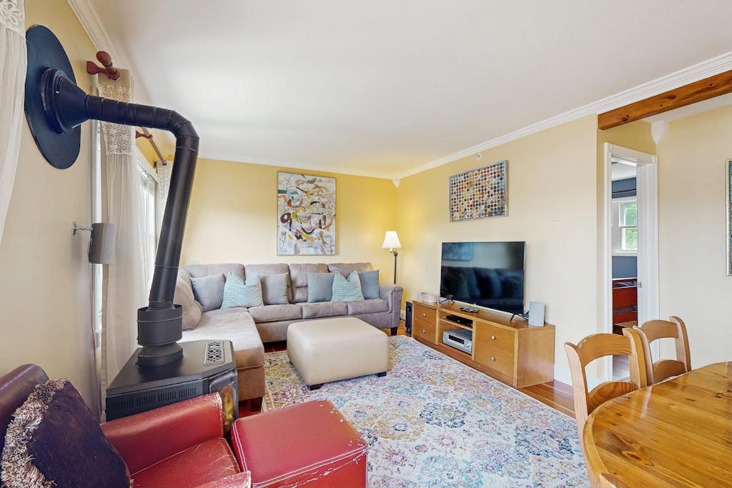 Centrally located condo w/ 2 decks & shared pool/hot tub - walk to everything