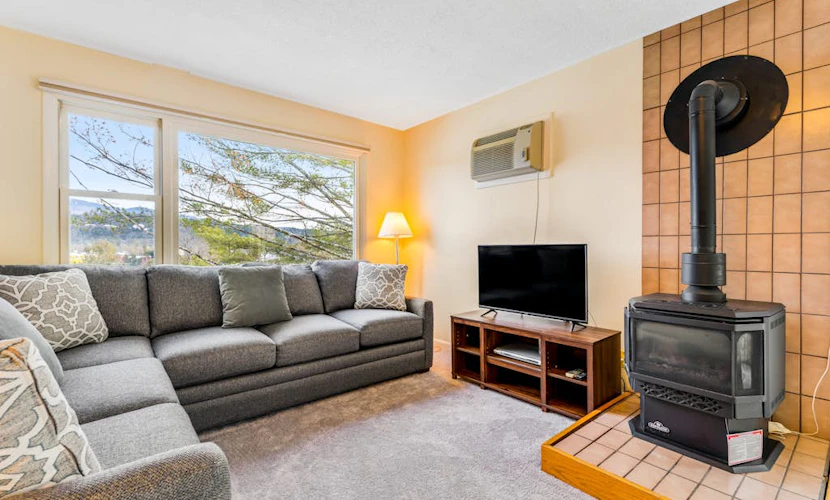 Lovely mountain home w/shared hot tub & pool, washer/dryer, free WiFi, fireplace
