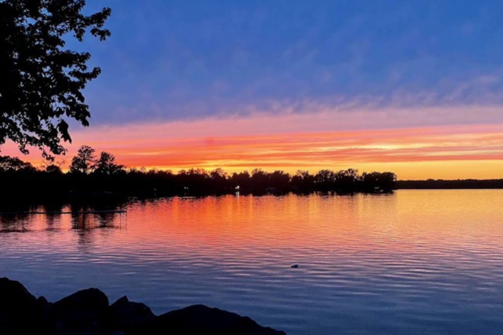 Lakefront retreat with kayak, dock, Adirondack chairs, & stellar views - dogs ok