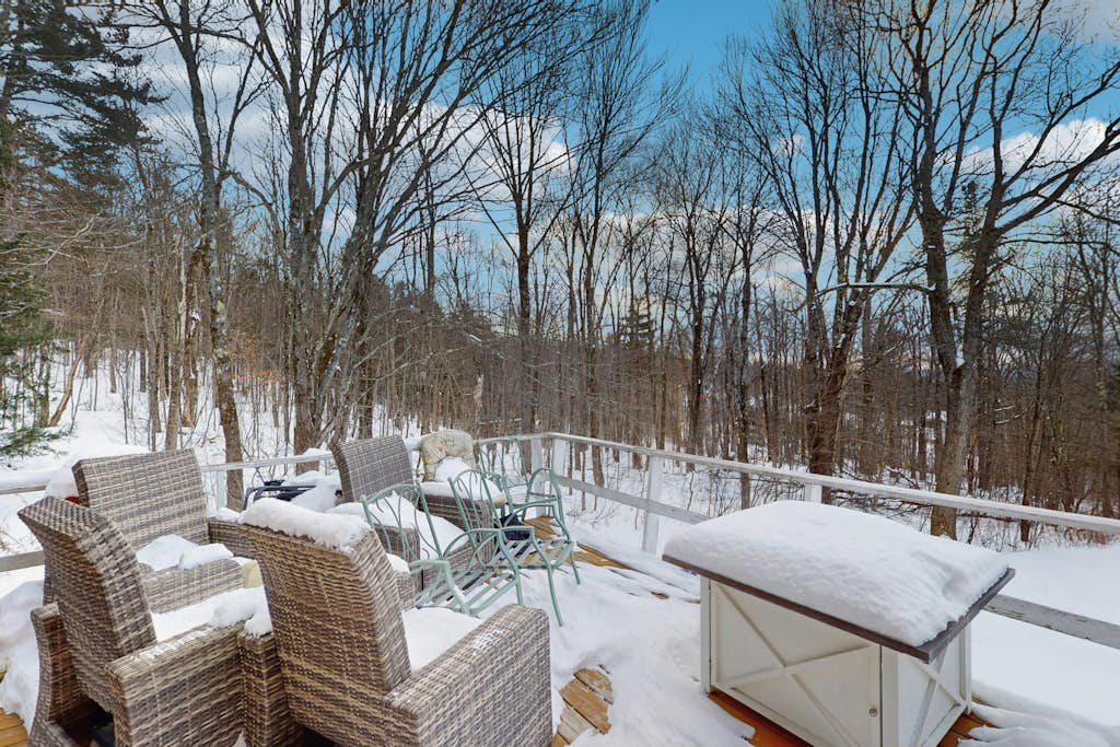 Private dog-friendly house w/ mountain views, fireplace, deck, firepit, w/d