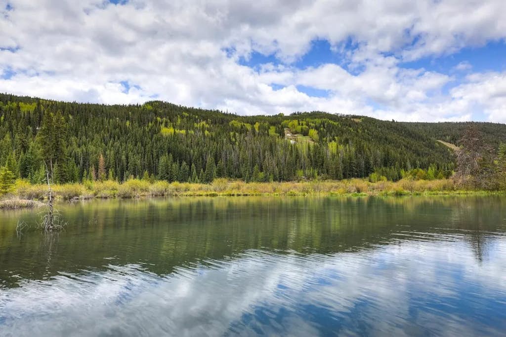 Centrally located condo near skiing with amazing mountain and lake views