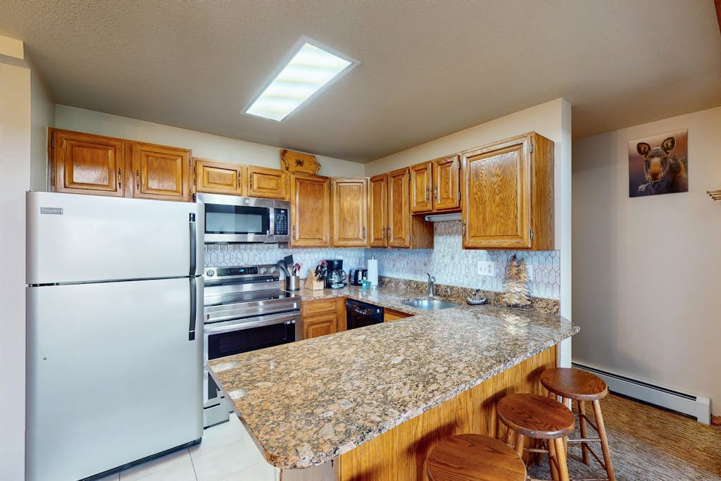 Charming Mountain View Condo with WiFi, Fireplace