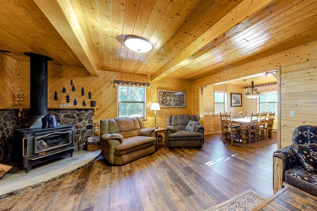 Ideal Gem on the River w/ Wood-Burning Fireplace, Spacious Deck, & WiFi