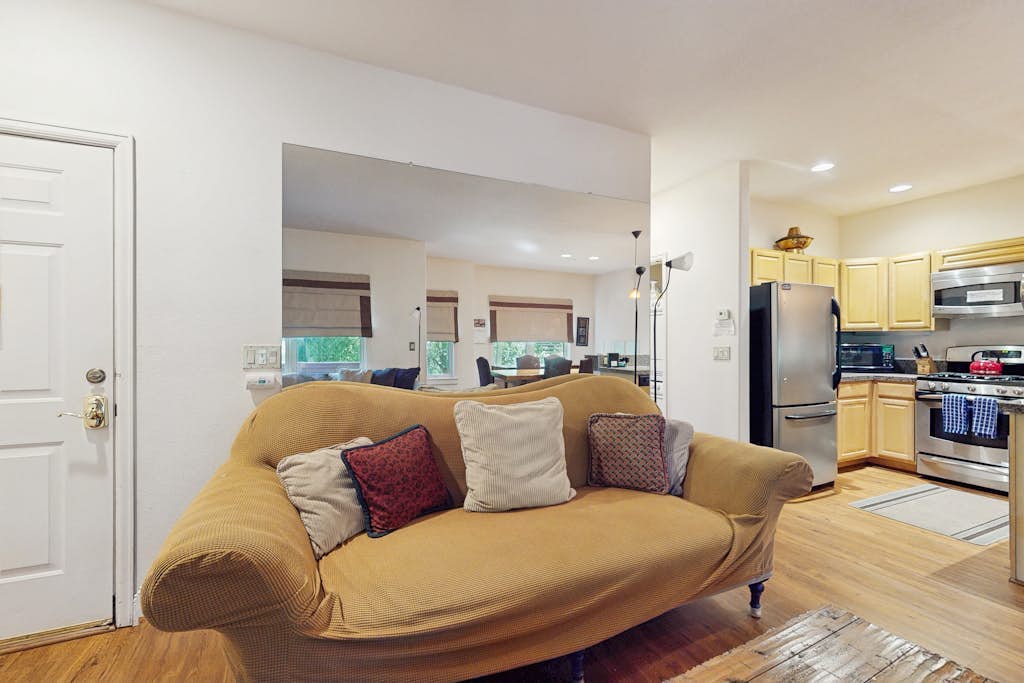 Beautiful, waterfront condo w/ an updated interior and a gas fireplace