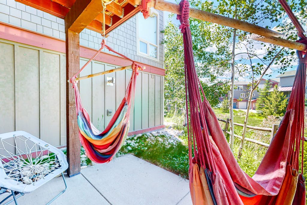 Dog-Friendly Townhouse on Ski Shuttle Route w/Views, Balcony, & Shared Hot Tub