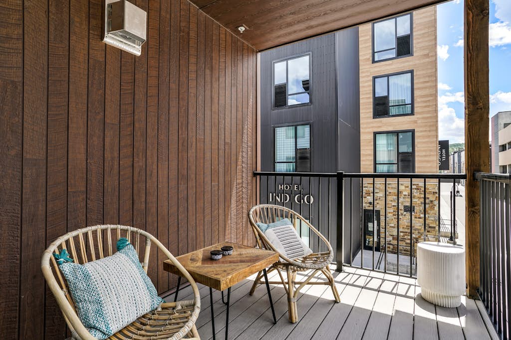 Boutique Condo with Mountain Views, Hot Tub & Walkable Location