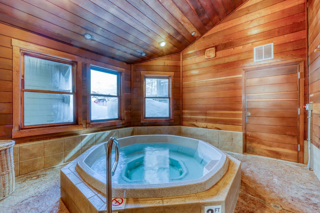 Steamboat Springs getaway with washer/dryer, pool, hot tub & fireplace