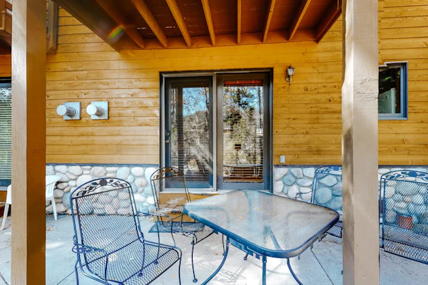 Creekside condo w/ patio, fireplace & open layout perfect for a group getaway