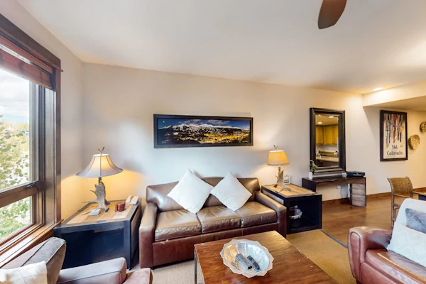 Mountain villa with shared pool, hot tub, & game room - walk to lifts