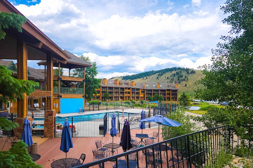 3rd-floor retreat with balconies, in/outdoor pools, game room, gym, views