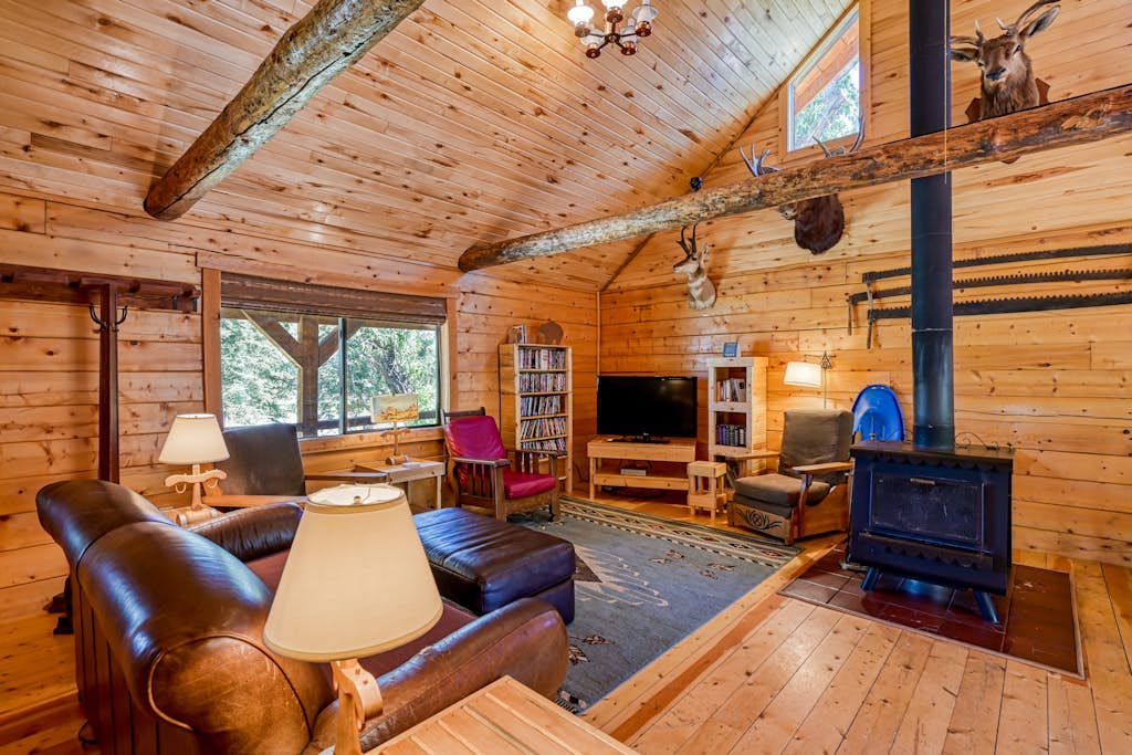 Dog-Friendly Cabin w/ Washer/Dryer, WiFi, & Firepit - Steps From the Rio Grande