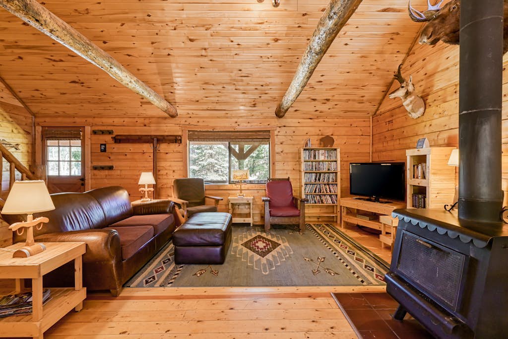 Dog-Friendly Cabin w/ Washer/Dryer, WiFi, & Firepit - Steps From the Rio Grande