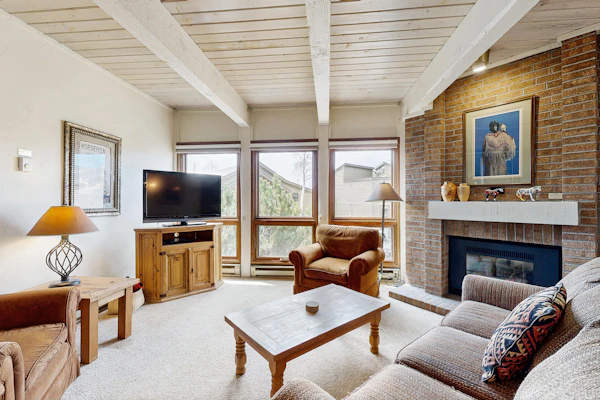 Bright Steamboat home with pool & hot tub - short walk to ski resort lift
