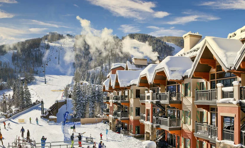 Ski-in/out, luxury lodge room w/ high-speed WiFi & shared pool/hot tub/laundry