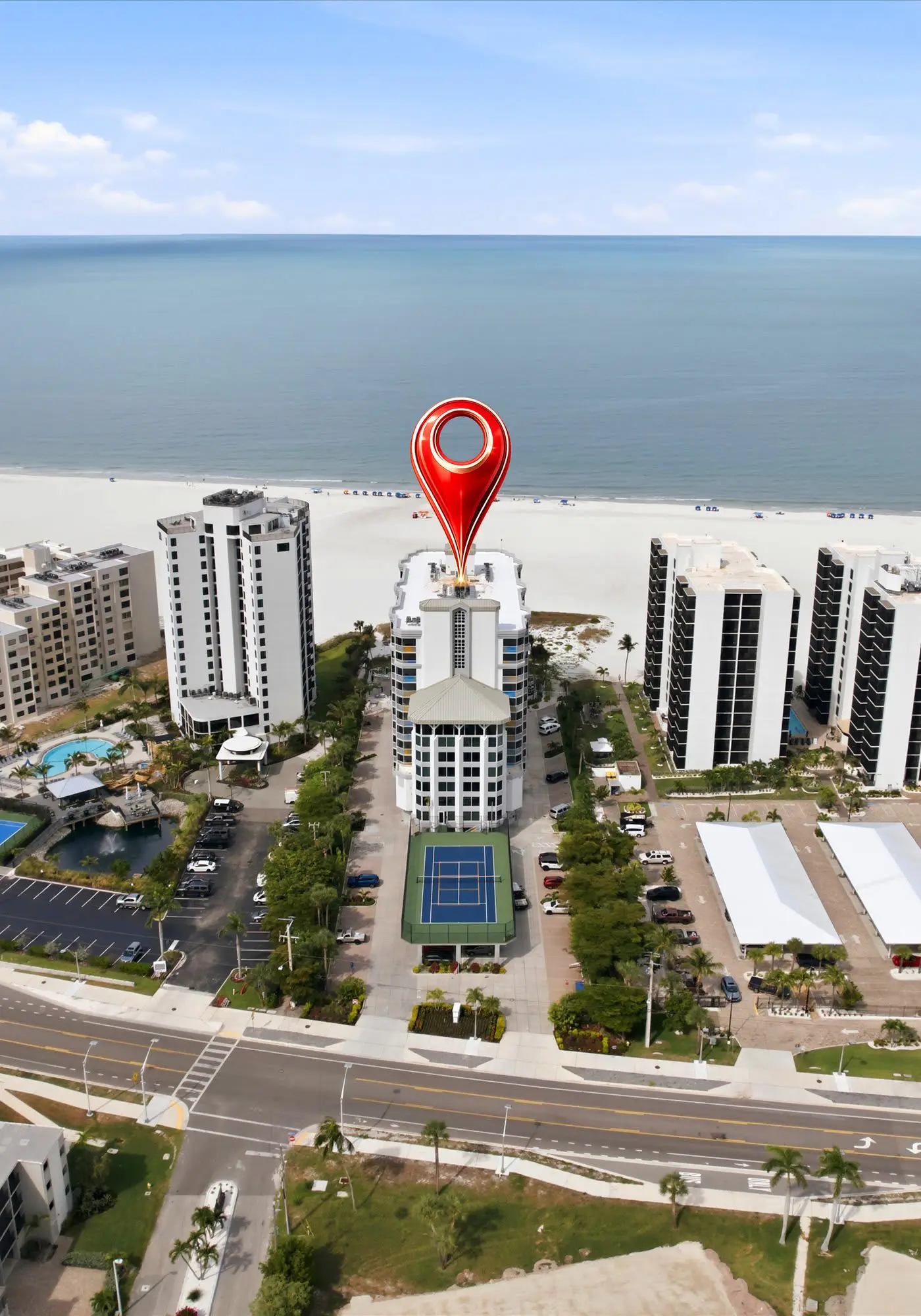 Beachfront Bliss, Cozy Condo with Patio, Pool & Stunning Views!