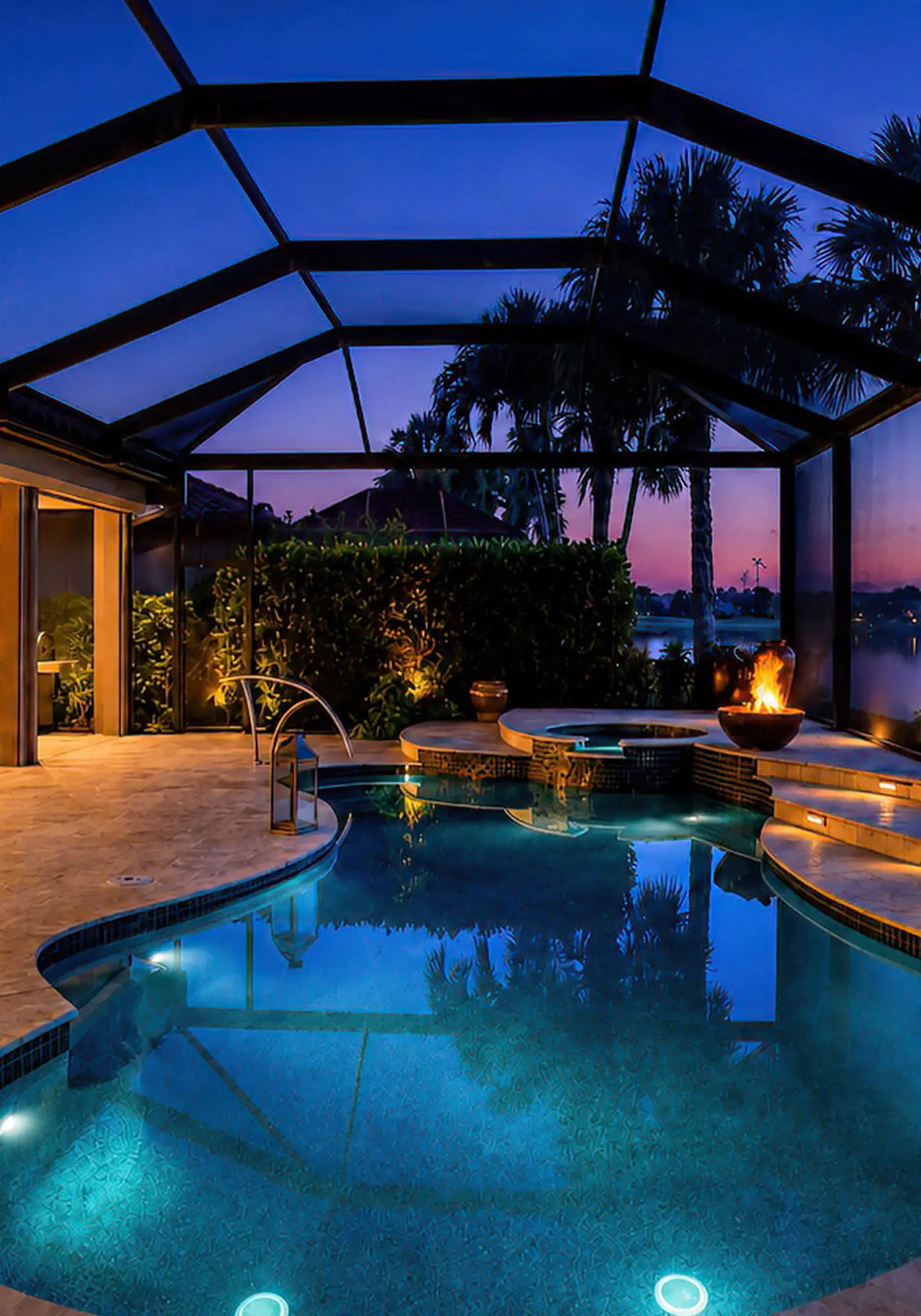 Naples Waterfront Oasis, Private Pool, Hot Tub & Stunning Views!