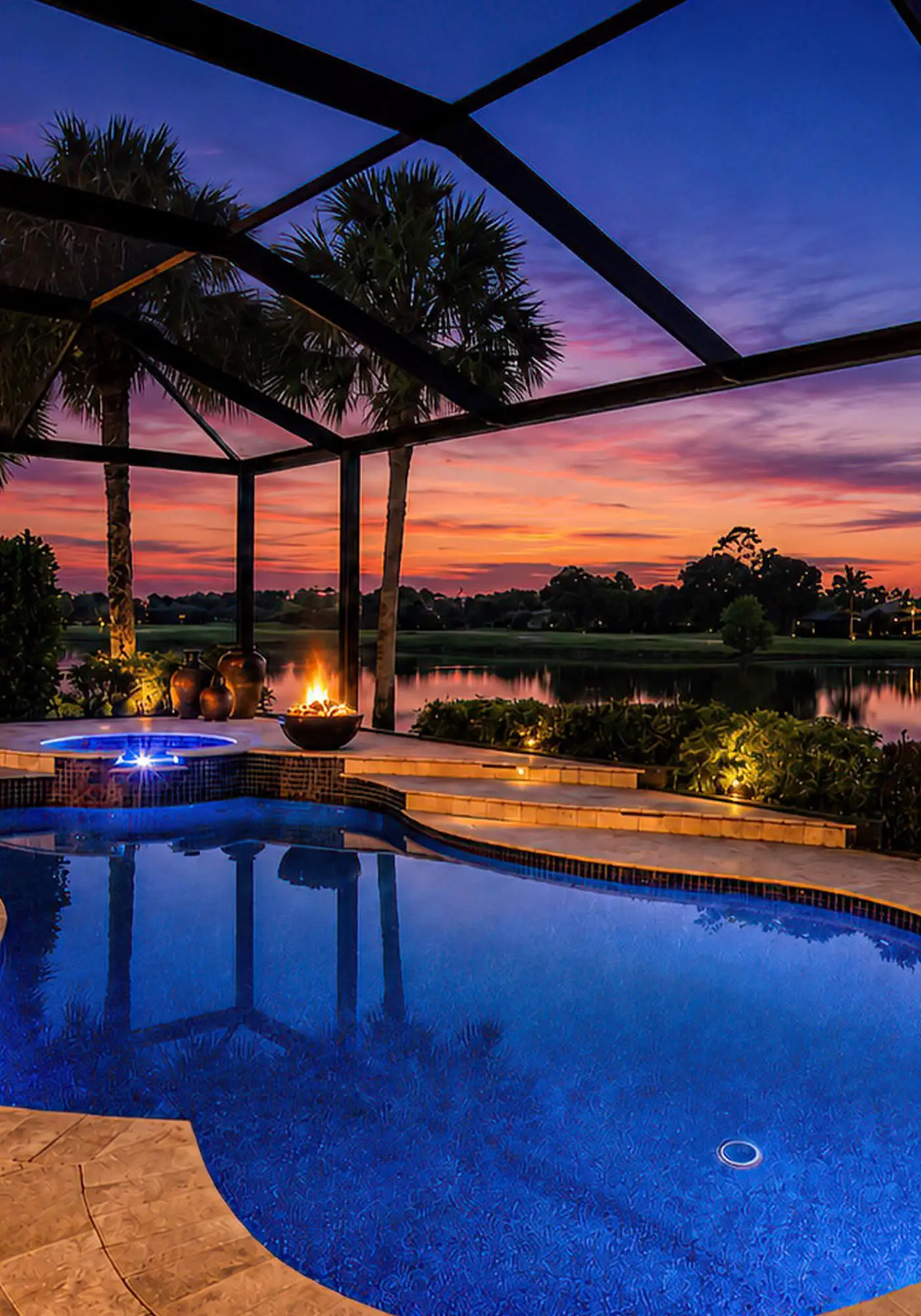 Naples Waterfront Oasis, Private Pool, Hot Tub & Stunning Views!