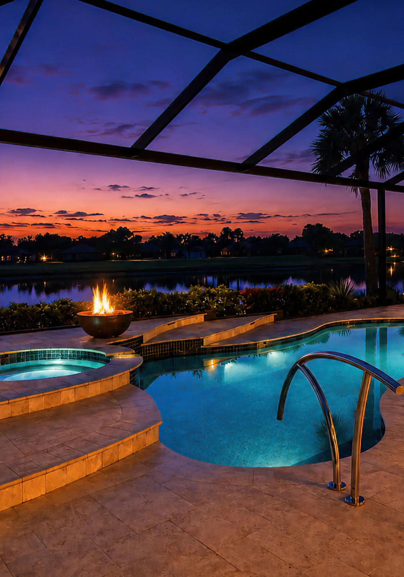 Naples Waterfront Oasis, Private Pool, Hot Tub & Stunning Views!