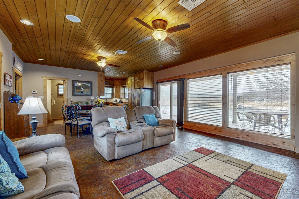 Renovated waterfront home with WiFi, lake views, dock & boat lift - dogs OK