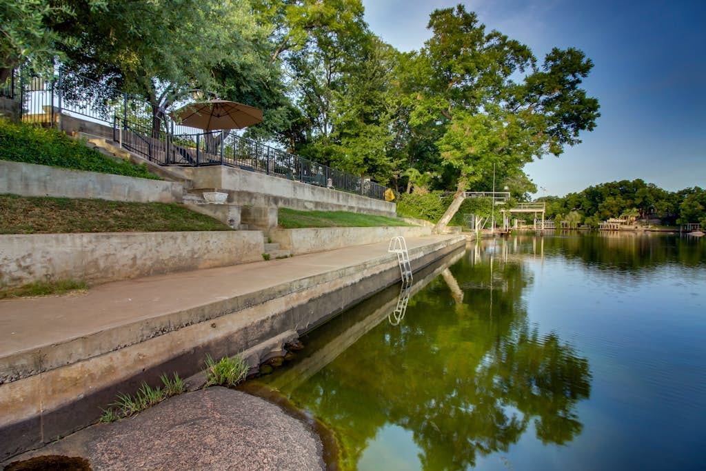 Dog-friendly riverfront home with outdoor space