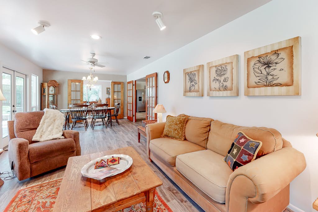 Snowbird-Friendly Home w/ Enclosed Yard, Firepit, Central AC, & High-Speed WiFi