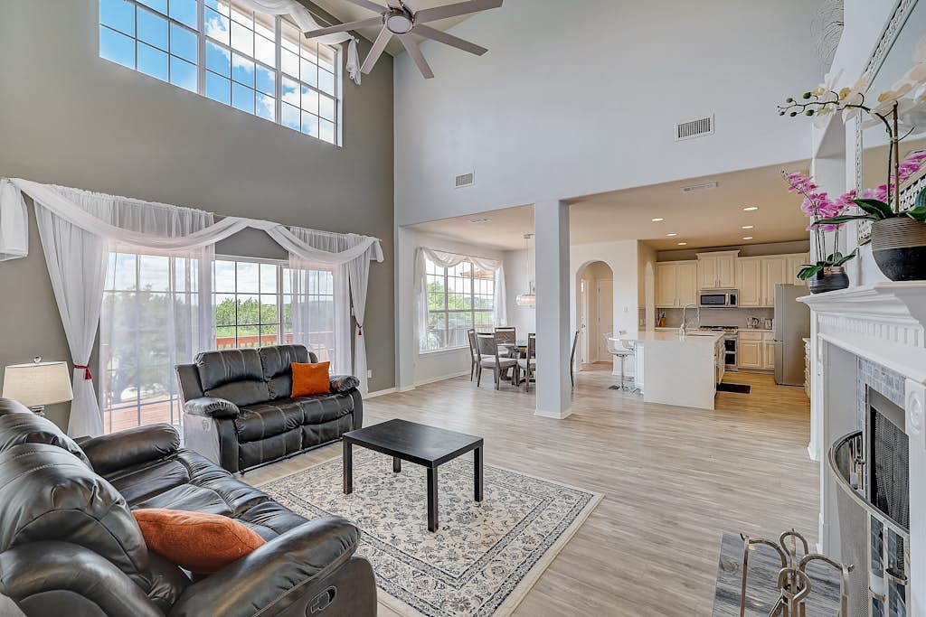 Spacious, dog-friendly home with two decks, views, grill, W/D & community pool